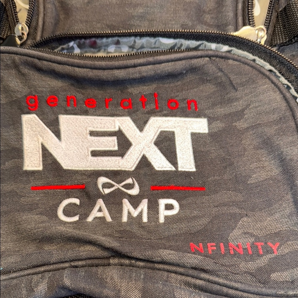 Nfinity Black Backpack Durable Athletic Design - image 3